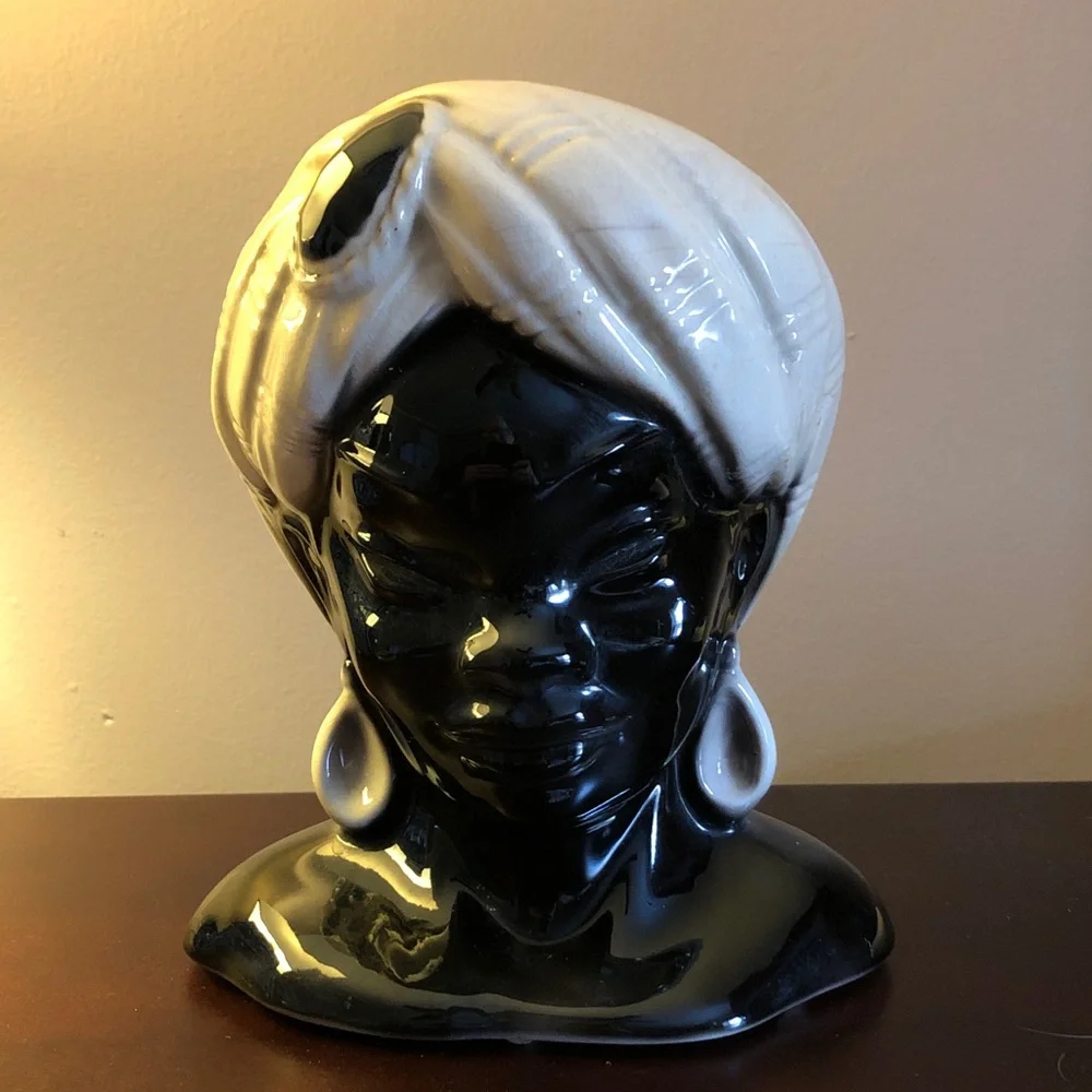 ROYAL WINDSOR Vintage  Blackamoor Ceramic Bust
